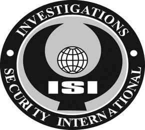 ISI INVESTIGATIONS SECURITY INTERNATIONAL logo