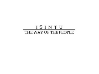 ISINTU - THE WAY OF THE PEOPLE logo