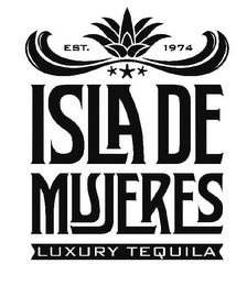 ISLA DE MUJERES EST. 1974 LUXURY TEQUILA logo