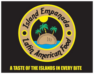 ISLAND EMPANADA LATIN AMERICAN FOOD A TASTE OF THE ISLANDS IN EVERY BITE logo