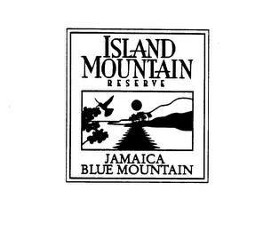 ISLAND MOUNTAIN RESERVE JAMAICA BLUE MOUNTAIN logo