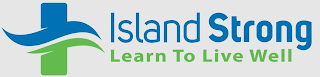ISLAND STRONG LEARN TO LIVE WELL logo