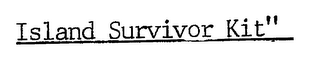 ISLAND SURVIVOR KIT logo