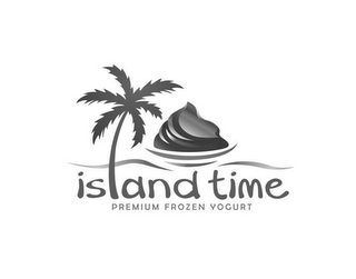ISLAND TIME PREMIUM FROZEN YOGURT logo