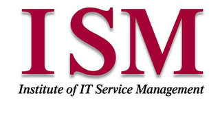 ISM INSTITUTE OF IT SERVICE MANAGEMENT logo