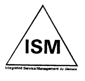 ISM INTEGRATED SERVICE MANAGEMENT BY SIEMENS logo