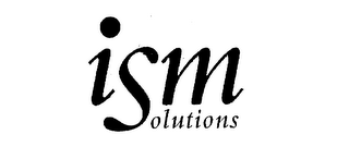 ISM SOLUTIONS logo