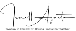 ISMALL AGOSTO "SYNERGY IN COMPLEXITY: DRIVING INNOVATION TOGETHER" logo
