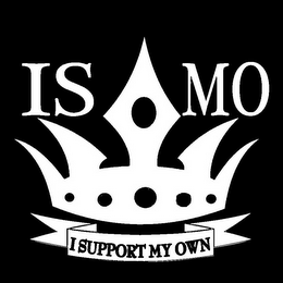 ISMO I SUPPORT MY OWN logo