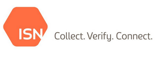 ISN COLLECT. VERIFY. CONNECT. logo