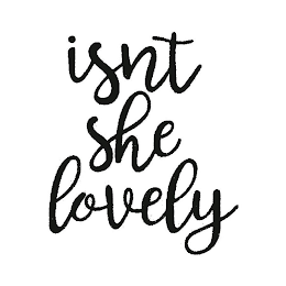 ISNT SHE LOVELY logo
