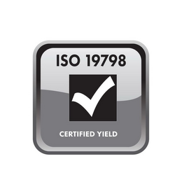 ISO 19798 CERTIFIED YIELD logo