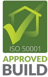 ISO 50001 APPROVED BUILD logo