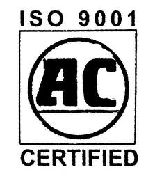 ISO 9001 CERTIFIED AC logo