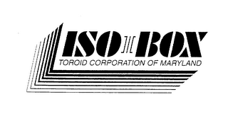 ISO BOX TOROID CORPORATION OF MARYLAND logo