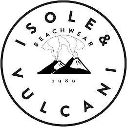 ISOLE & VULCANI BEACHWEAR 1989 logo