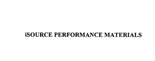 ISOURCE PERFORMANCE MATERIALS logo