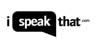 ISPEAKTHAT.COM logo