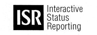 ISR INTERACTIVE STATUS REPORTING logo