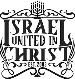 ISRAEL UNITED IN CHRIST EST. 2003 logo