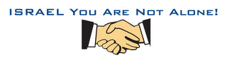 ISRAEL YOU ARE NOT ALONE! logo