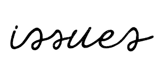 ISSUES logo