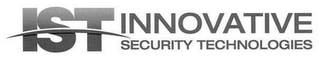 IST INNOVATIVE SECURITY TECHNOLOGIES logo