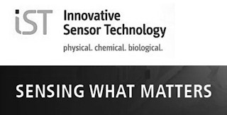 IST INNOVATIVE SENSOR TECHNOLOGY PHYSICAL. CHEMICAL. BIOLOGICAL. SENSING WHAT MATTERS logo
