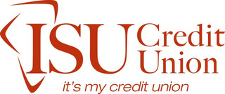 ISU CREDIT UNION IT'S MY CREDIT UNION logo