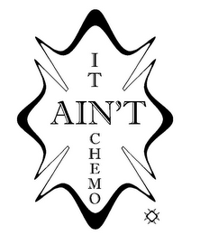IT AIN'T CHEMO logo