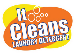IT CLEANS LAUNDRY DETERGENT logo