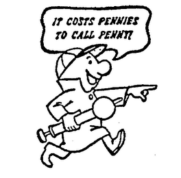 IT COST PENNIES TO CALL PENNY! logo