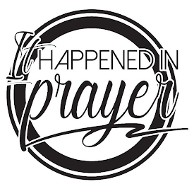 IT HAPPENED IN PRAYER logo