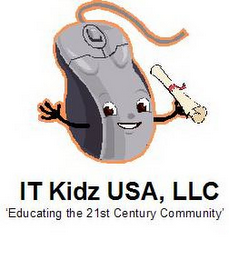 IT KIDZ USA, LLC EDUCATING THE 21ST CENTURY COMMUNITY logo