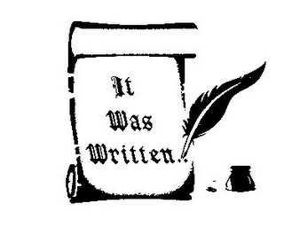IT WAS WRITTEN logo