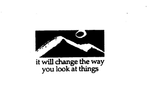 IT WILL CHANGE THE WAY YOU LOOK AT THINGS logo