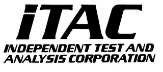 ITAC INDEPENDENT TEST AND ANALYSIS CORPORATION logo
