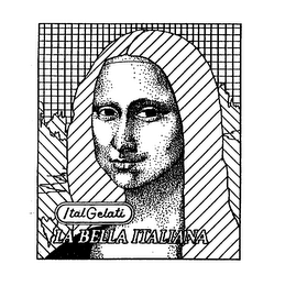 ITAL GELATI LA BELLA ITALIANA logo
