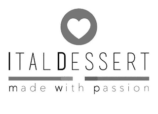 ITALDESSERT MADE WITH PASSION logo