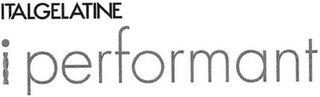 ITALGELATINE I PERFORMANT logo