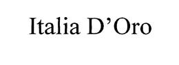 ITALIA D'ORO logo