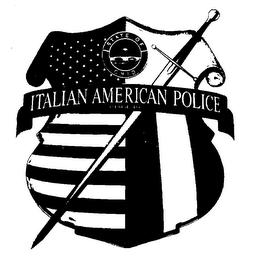 ITALIAN AMERICAN POLICE STATE OF OHIO ESTABLISHED 1996 logo