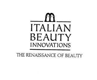 ITALIAN BEAUTY INNOVATIONS THE RENAISSANCE OF BEAUTY logo