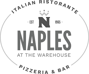 ITALIAN RISTORANTE EST 1965 WN NAPLES AT THE WAREHOUSE PIZZERIA & BAR logo