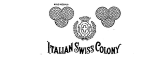 ITALIAN SWISS COLONY GOLD MEDALS logo