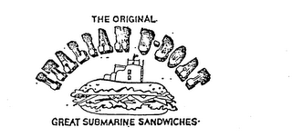ITALIAN U-BOAT THE ORIGINAL GREAT SUBMARINE SANDWICHES logo