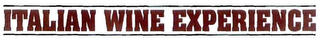 ITALIAN WINE EXPERIENCE logo