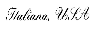 ITALIANA, USA logo