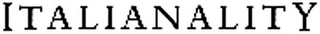 ITALIANALITY logo