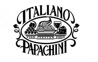 ITALIANO PAPACHINI FINE ITALIAN FOOD logo